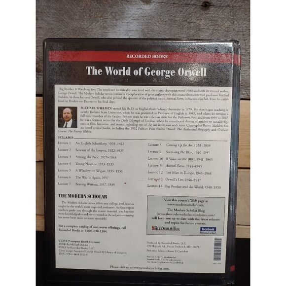 The Modern Scholar - The World of George Orwell 7 CDs & Guidebook - Picture 2 of 4